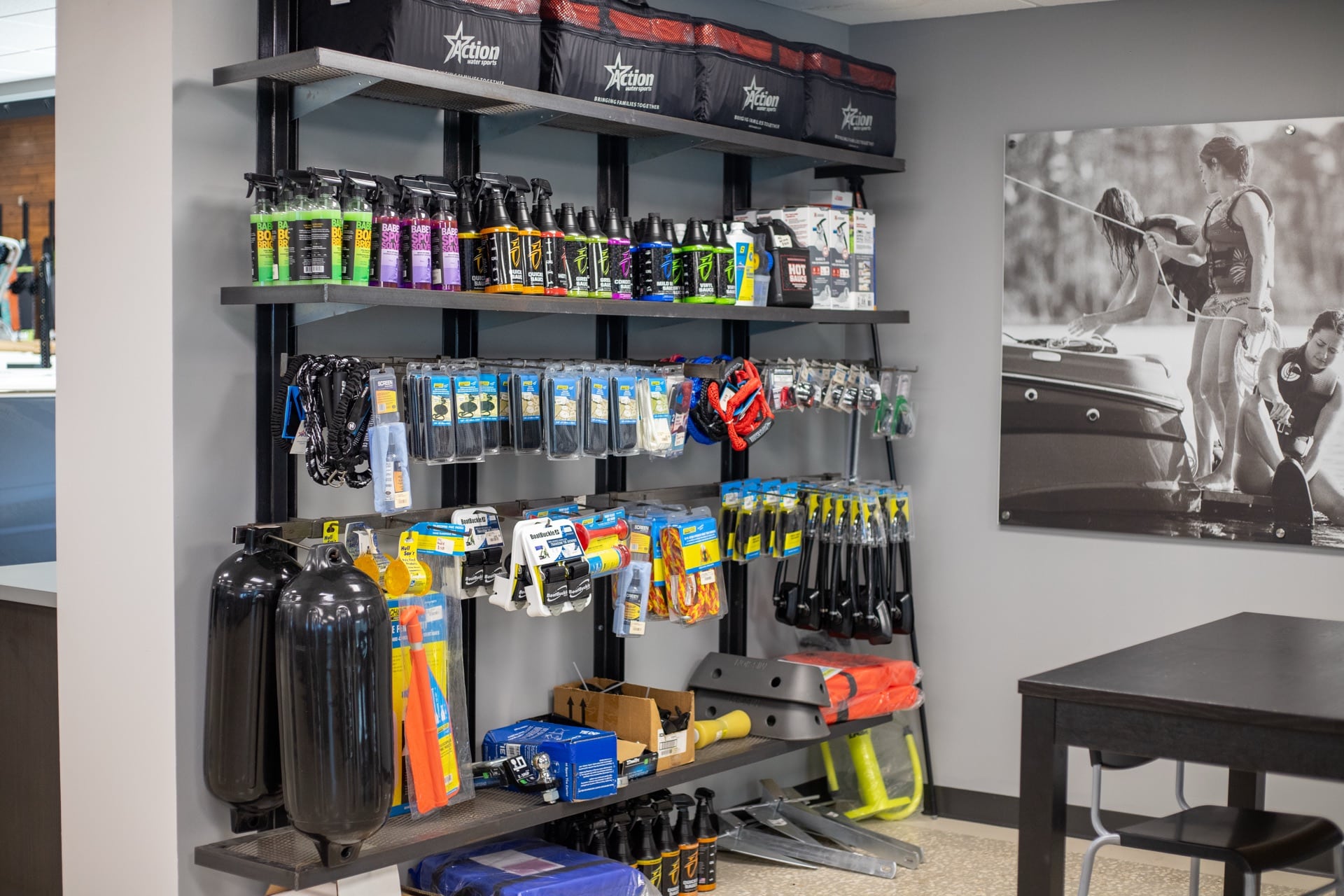 Parts and accessories in the Polk City proshop
