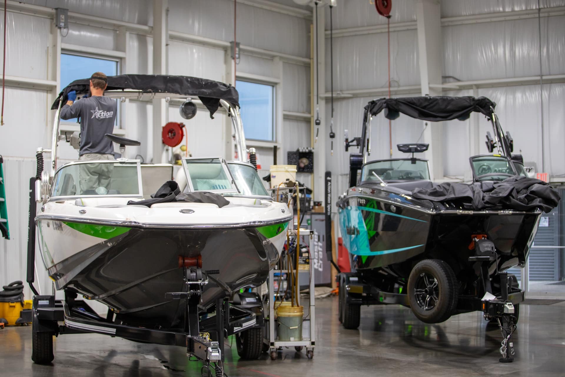 The Polk City service bay